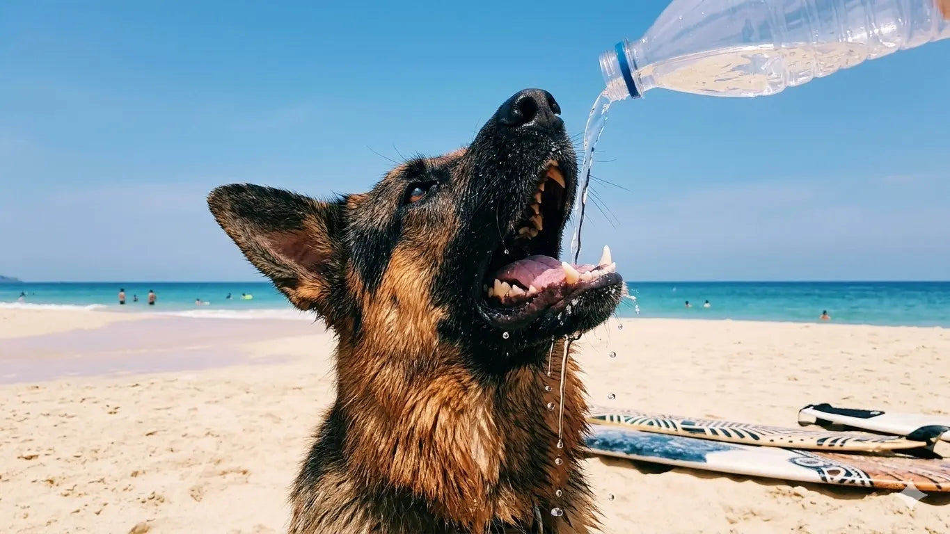 Feeding dogs in Summer