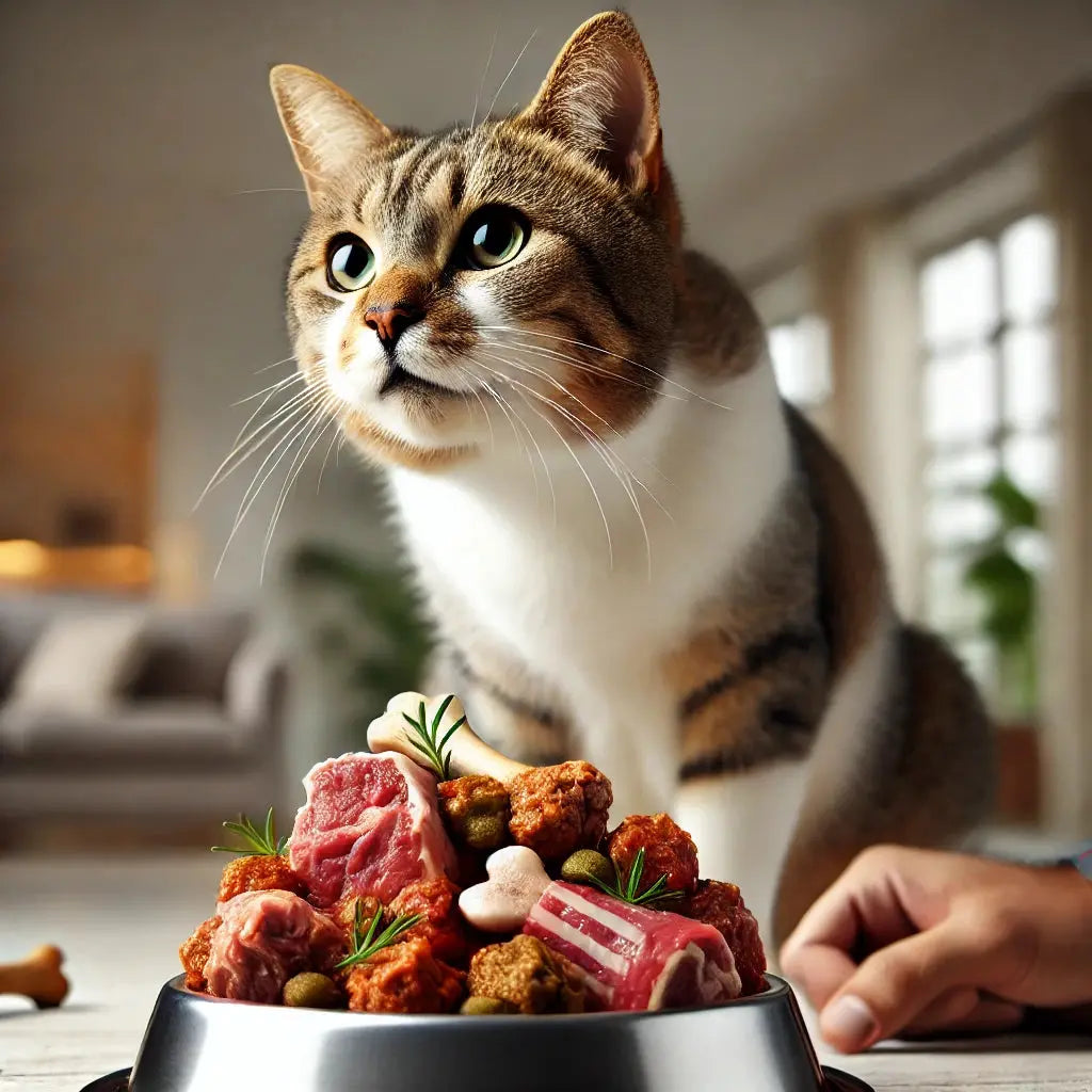 Raw cat food