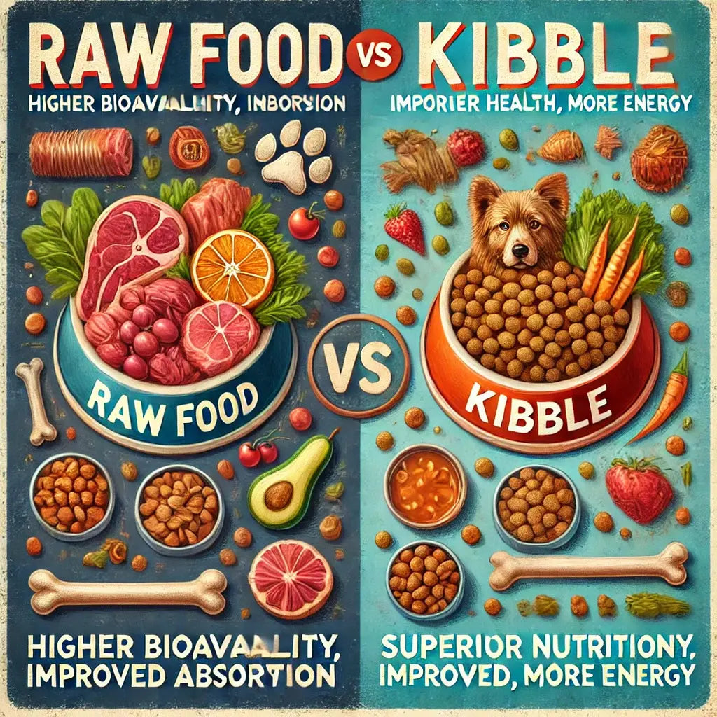 Raw Food vs Kibble