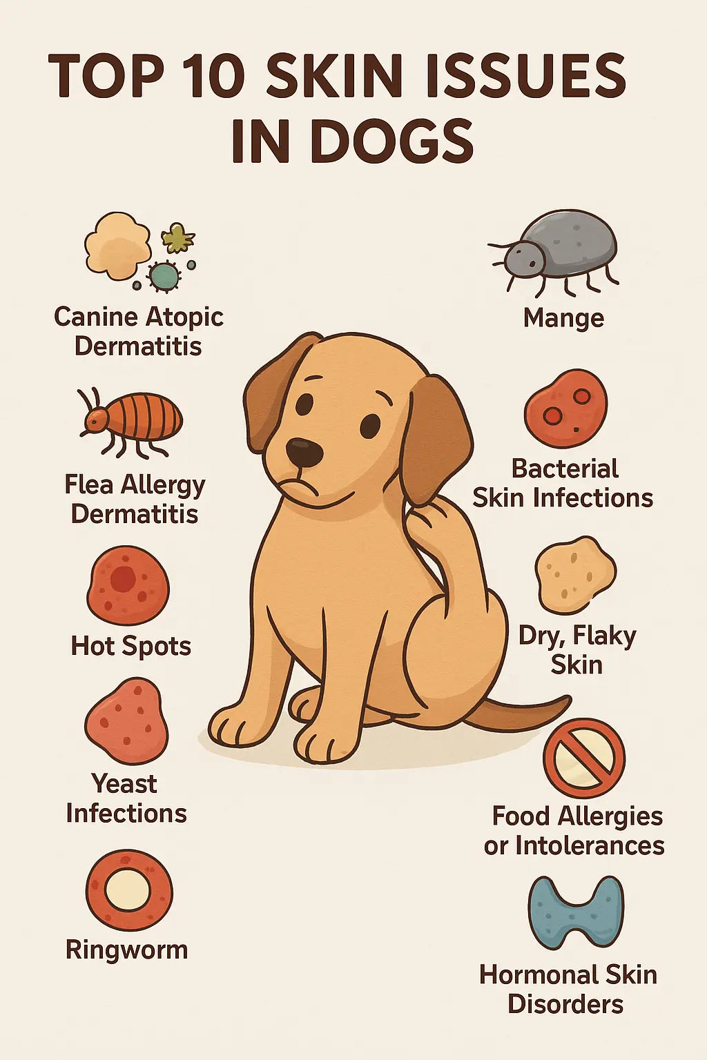 10 Common Skin Problems in Dogs. - www.barfindia.com