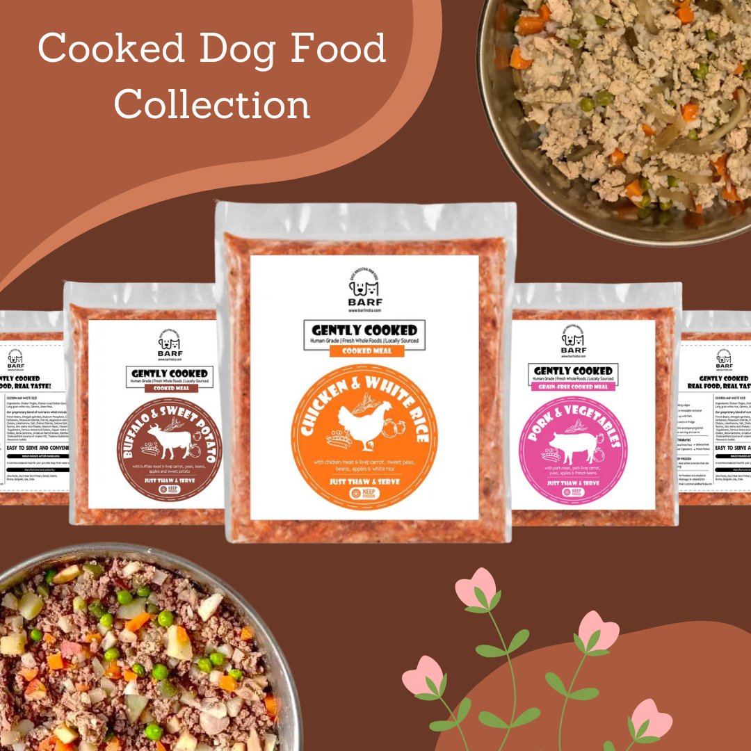 Fresh, Cooked Dog Food (Cooked) – www.barfindia.com