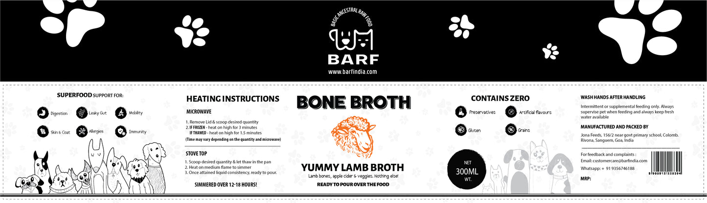 Yummy Lamb Broth (Frozen)