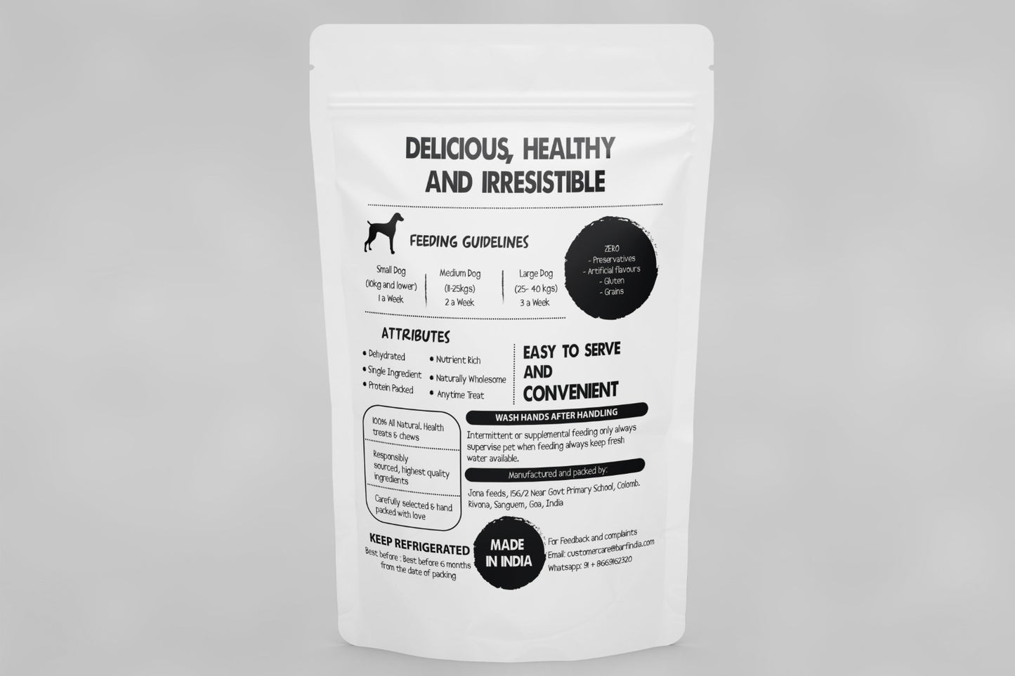 Dehydrated Bones (Pack of 3)