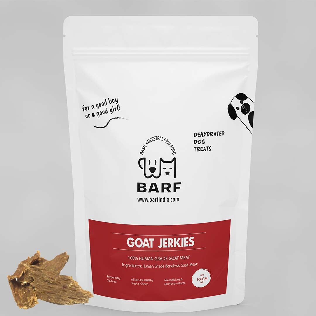 Goat Jerky - 100 gms www.barfindia.com