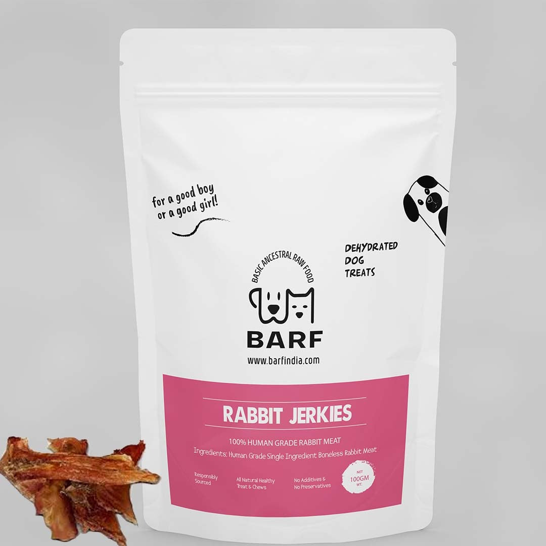 Rabbit Jerky - 100 gms www.barfindia.com