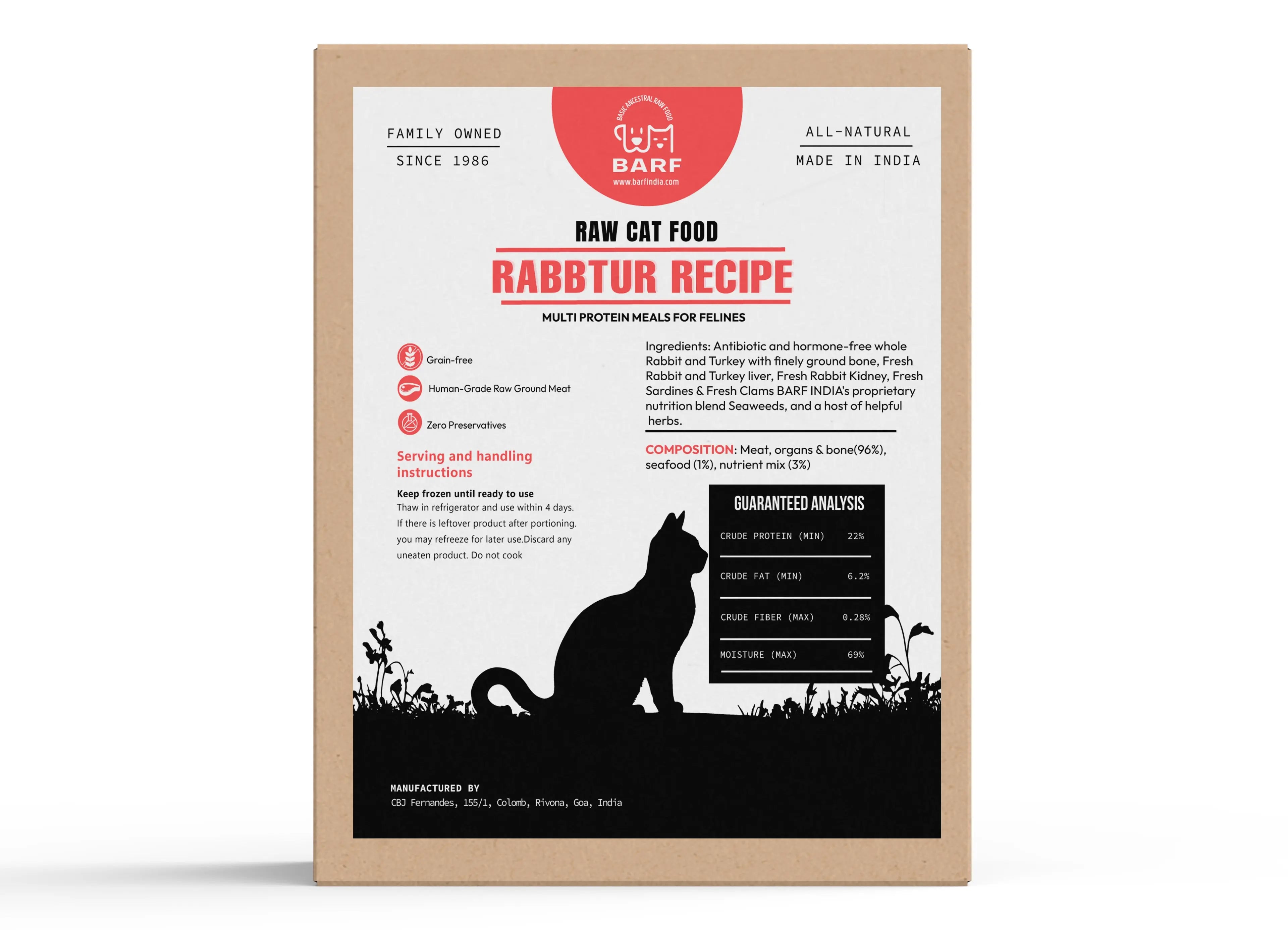 Raw Cat Food Feline Magic - Main Image