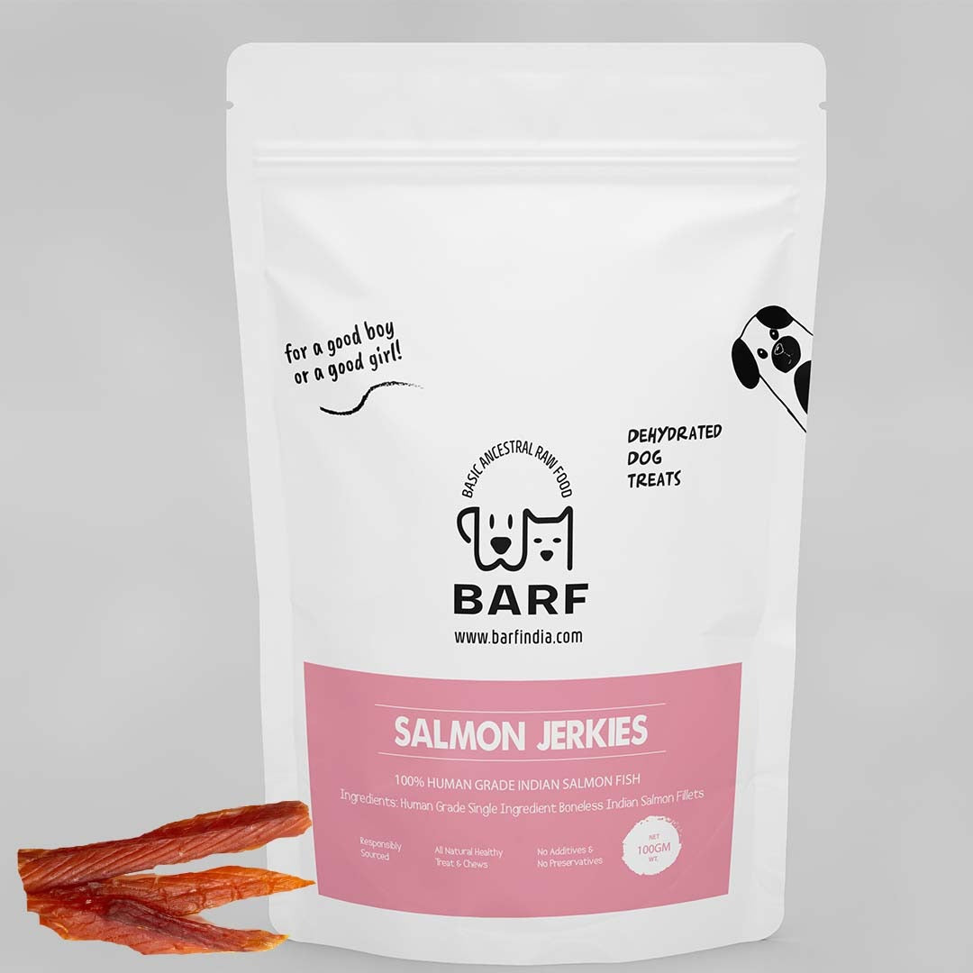 Indian Salmon Jerky - 100 gms www.barfindia.com