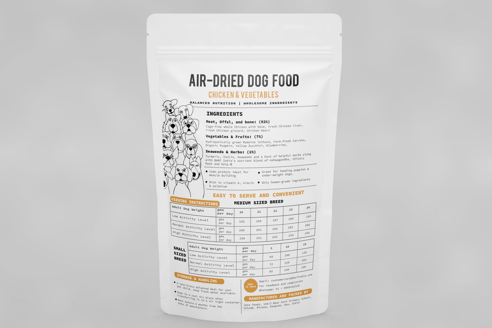 Air Dried Dog Food